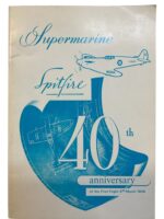 WW2 British RAF Supermarine Spitfire 40th Anniversary Used Softcover Reference Book
