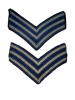 WW2 Canadian RCAF Sergeant’s Stripes Insignia Pair
