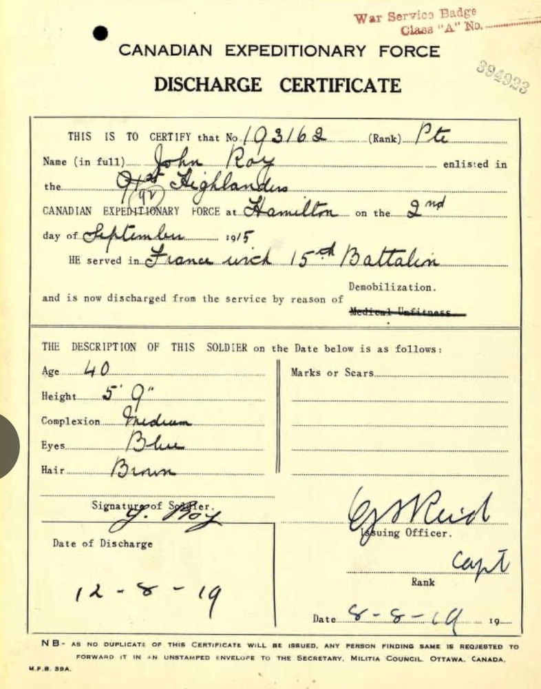 WW1 Canadian CEF 134th Battalion Kilt With Spats Named WW1 Canadian CEF 134th Battalion Kilt With Spats Named