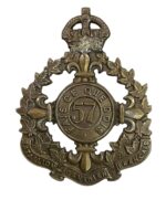 WW1 Canadian CEF 57th Battalion Cap Badge WW1 Canadian CEF 57th Battalion Cap Badge
