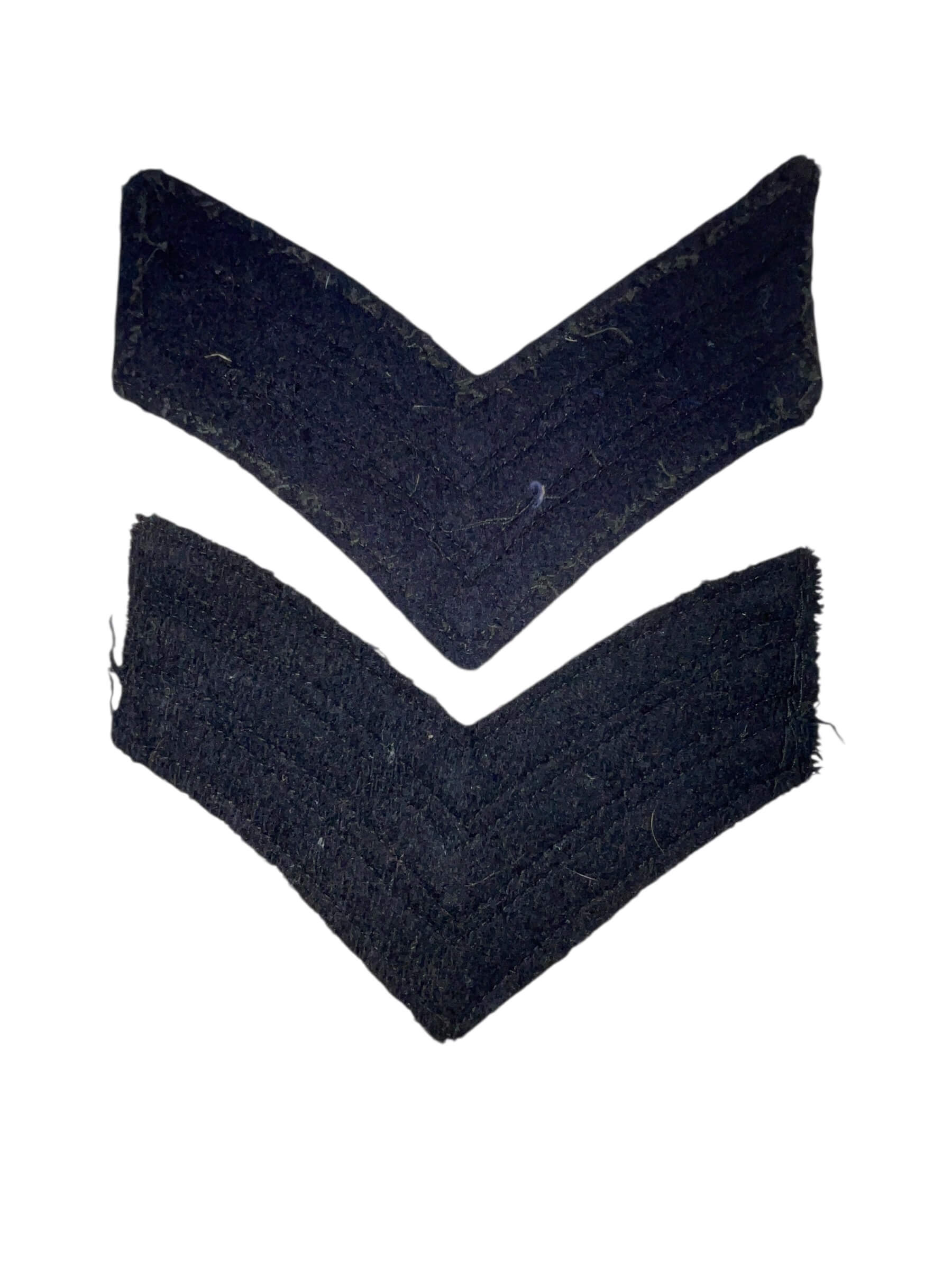 WW2 Canadian RCAF Sergeant’s Stripes Insignia Pair WW2 Canadian RCAF Sergeant’s Stripes Insignia Pair