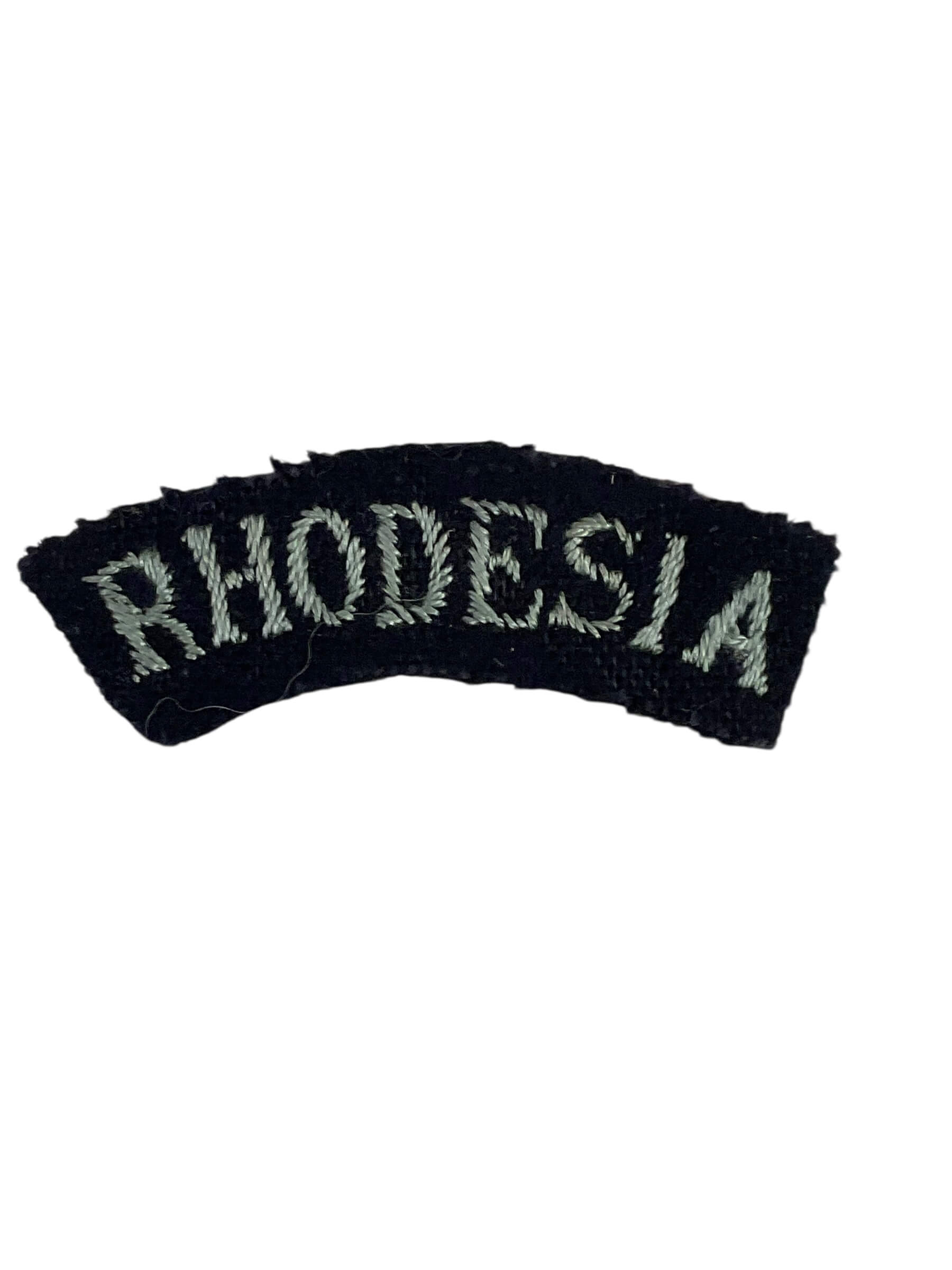 WW2 British RAF Rhodesia Nationality Shoulder Title Insignia Single (2) WW2 British RAF Rhodesia Nationality Shoulder Title Insignia Single (2)