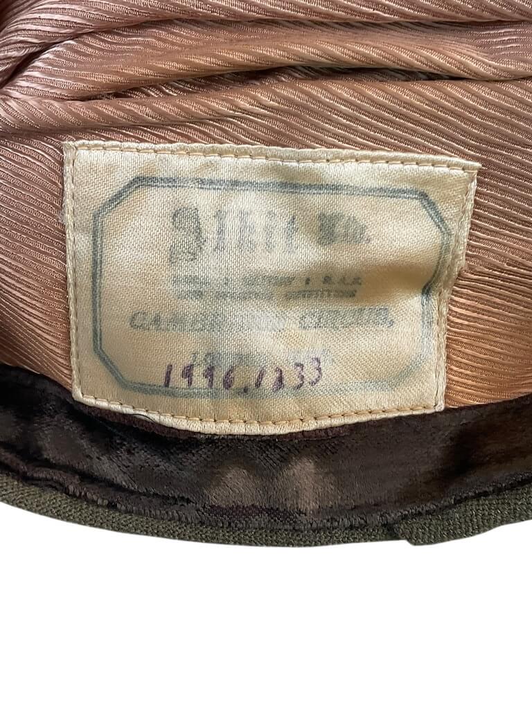 WW2 British Army Officers Wedge Cap Size 6 3/4 WW2 British Army Officers Wedge Cap Size 6 3/4