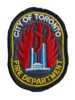Canadian City of Toronto Ontario Fire Department Patch