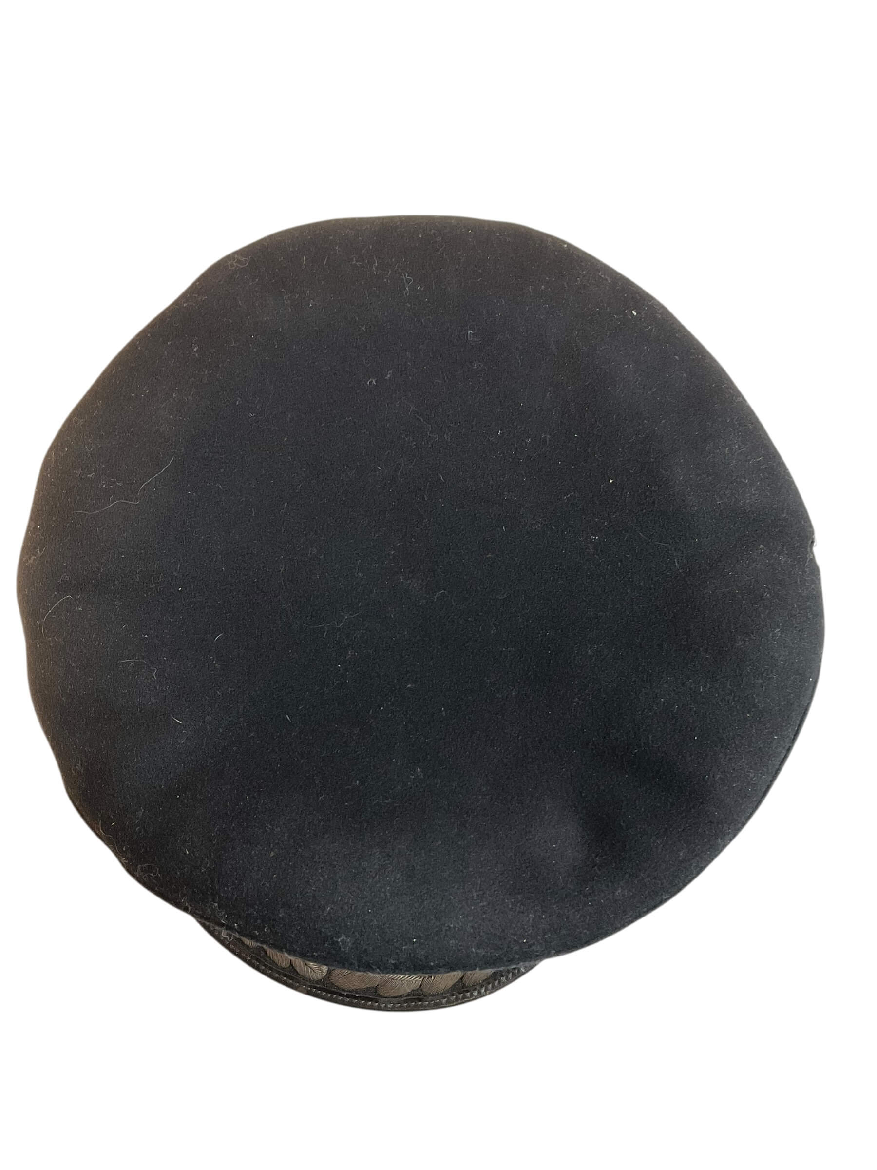 WW2 British Royal Navy Captains Peak Cap Hat Size 7 1/4 WW2 British Royal Navy Captains Peak Cap Hat Size 7 1/4