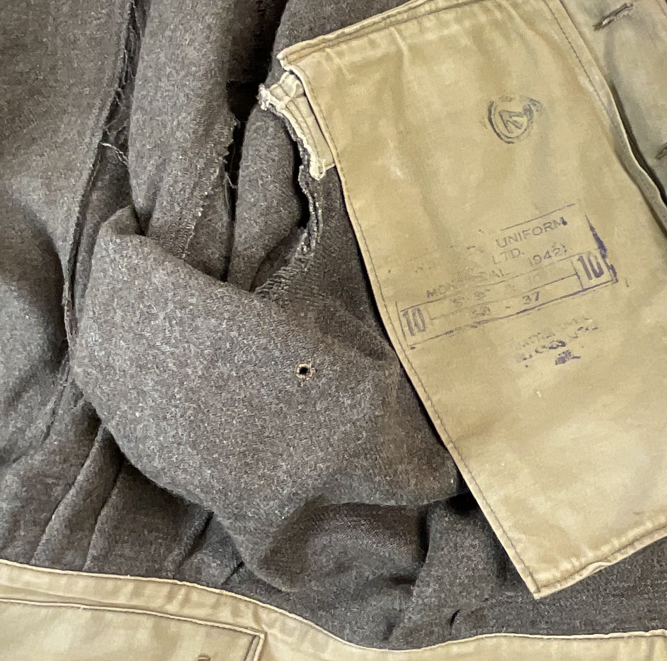 WW2 Canadian RCEME Officers Named Battledress Jacket WW2 Canadian RCEME Officers Named Battledress Jacket