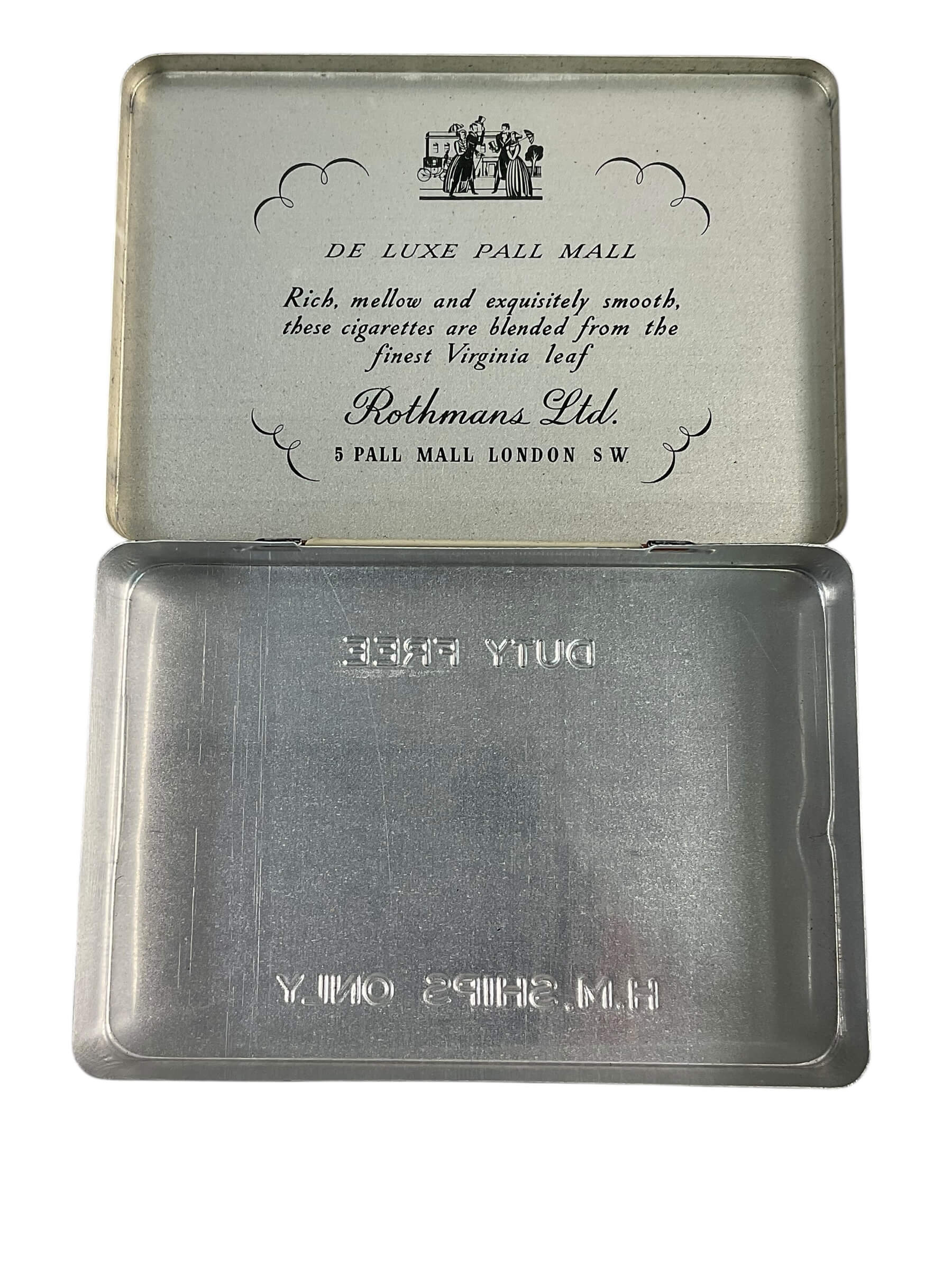 WW2 British Canadian RCN RN Navy HM SHIPS Rothmans Cigarette Tin EMPTY WW2 British Canadian RCN RN Navy HM SHIPS Rothmans Cigarette Tin EMPTY