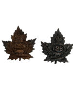 WW1 Canadian CEF 125th Battalion Collars Insignia Pair WW1 Canadian CEF 125th Battalion Collars Insignia Pair