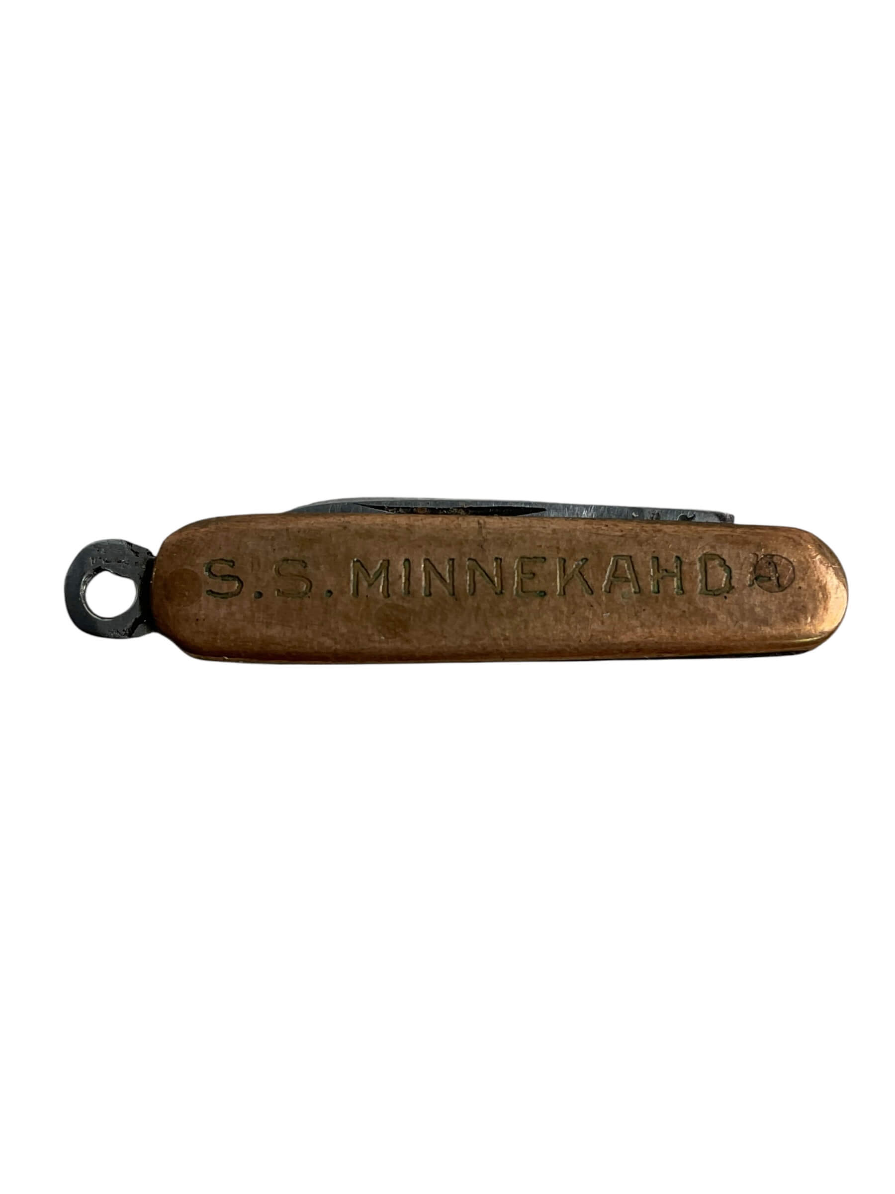 British Merchant Navy SS Minnekahda Miniature Pocket Knife British Merchant Navy SS Minnekahda Miniature Pocket Knife