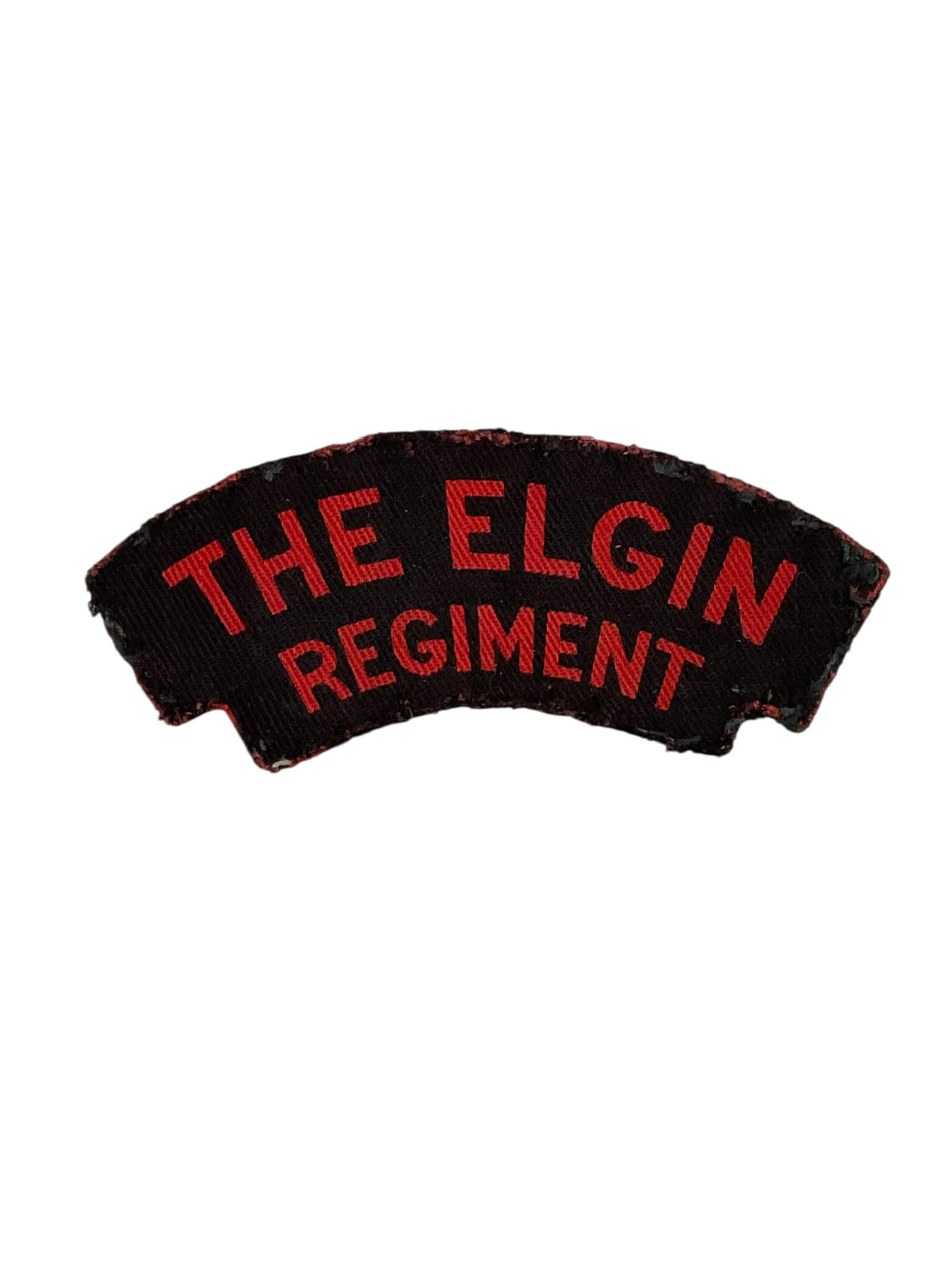 WW2 Canadian The Elgin Regiment Canvas Shoulder Title Insignia Single WW2 Canadian The Elgin Regiment Canvas Shoulder Title Insignia Single