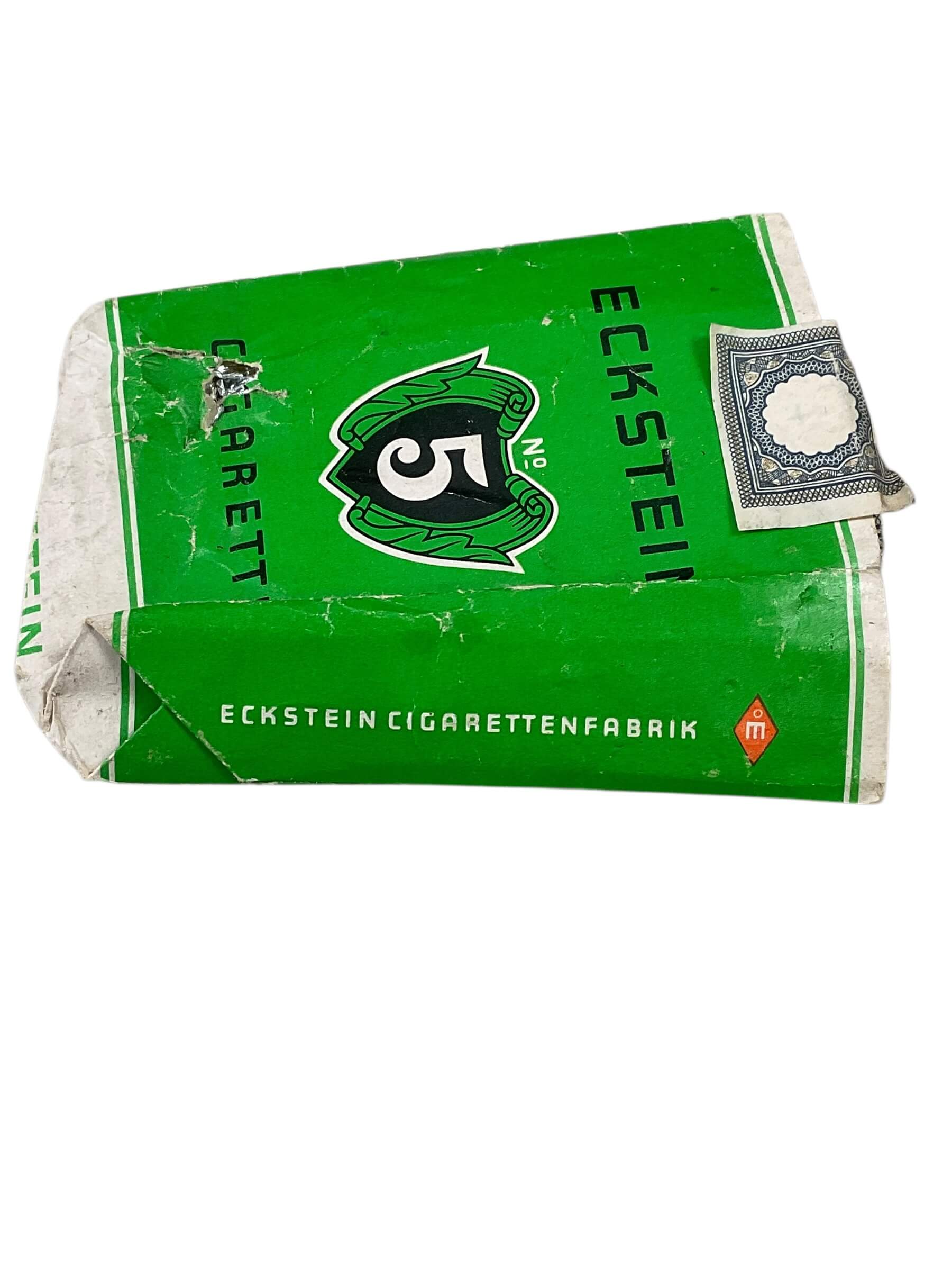 WW2 German Eckstein Cigarette Package EMPTY WW2 German Eckstein Cigarette Package EMPTY
