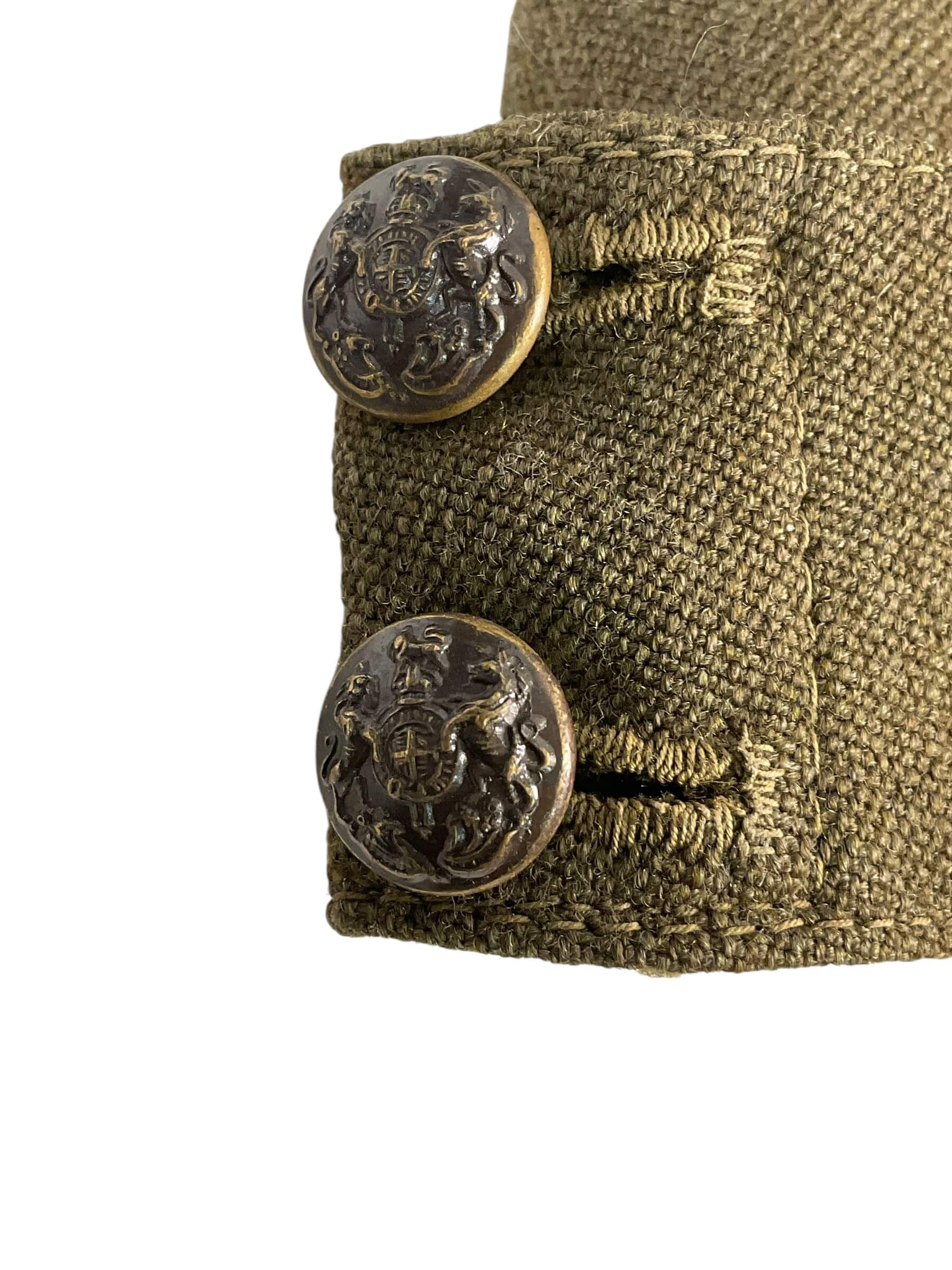 WW2 British Army Officers Wedge Cap Size 6 3/4 WW2 British Army Officers Wedge Cap Size 6 3/4