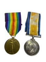 WW1 Canadian CEF Medal Group Pair 460250 F.A. Bennett Canadian Engineers