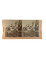US Battle of the Philippines Manilla May 1st 1898 Stereograph Card