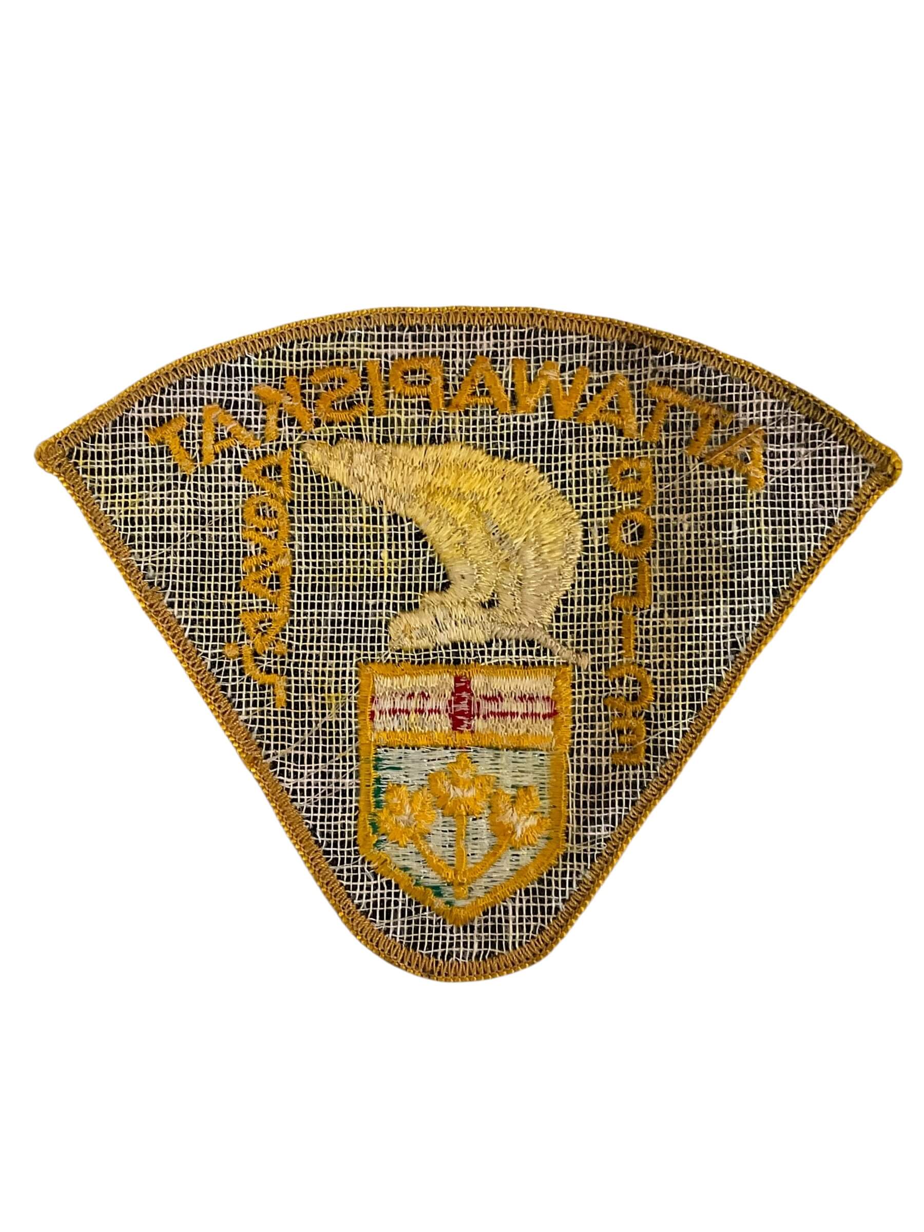 Canadian Ontario Attawapiskat Native Police Patch Canadian Ontario Attawapiskat Native Police Patch