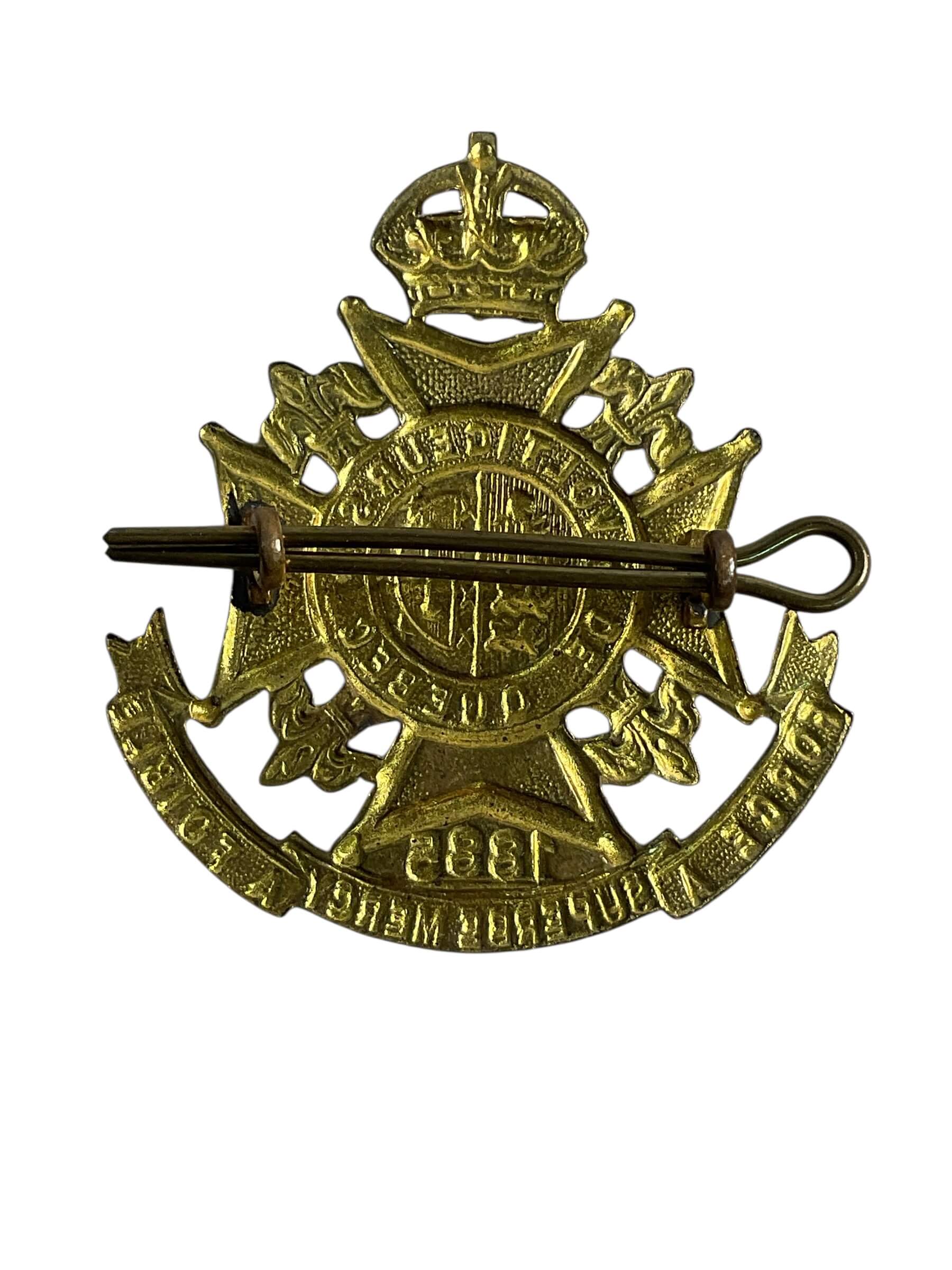 WW2 Canadian Voltigeurs De Quebec Cap Badge WW2 Canadian Voltigeurs De Quebec Cap Badge
