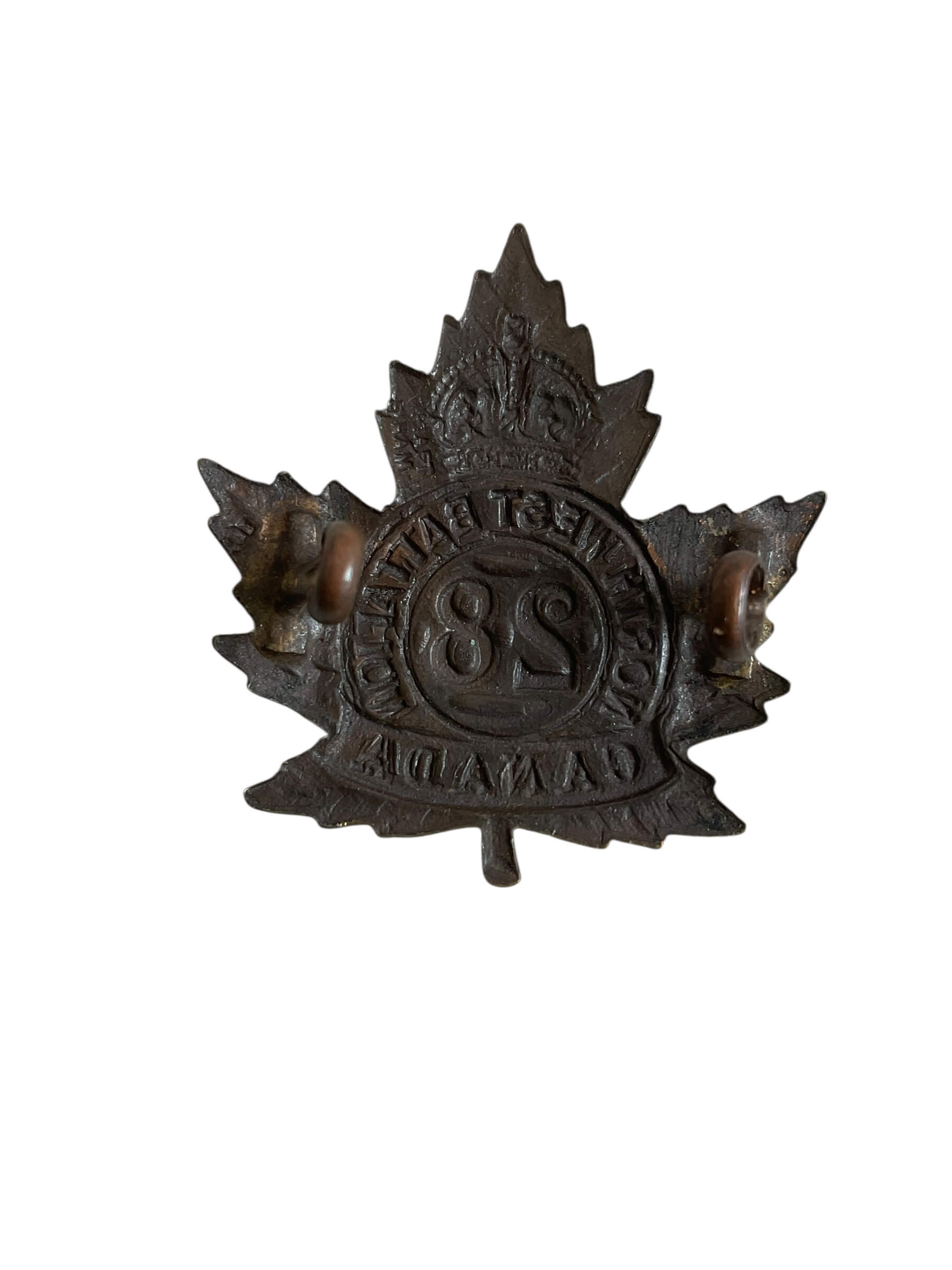 WW1 Canadian CEF 28th Battalion Cap Badge WW1 Canadian CEF 28th Battalion Cap Badge