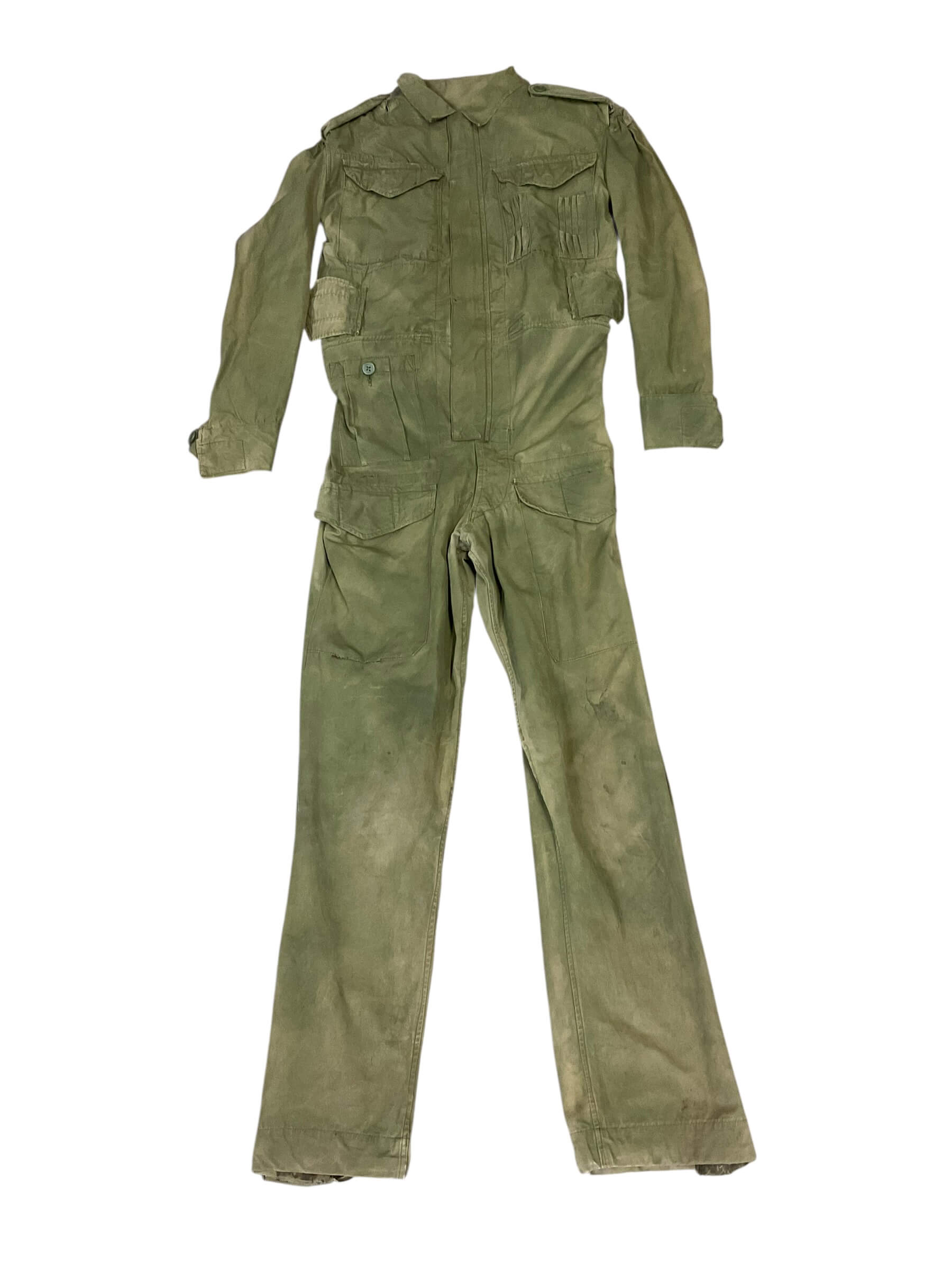 WW2 British Jungle Tank Suit Size 4 Dated 1945 WW2 British Jungle Tank Suit Size 4 Dated 1945