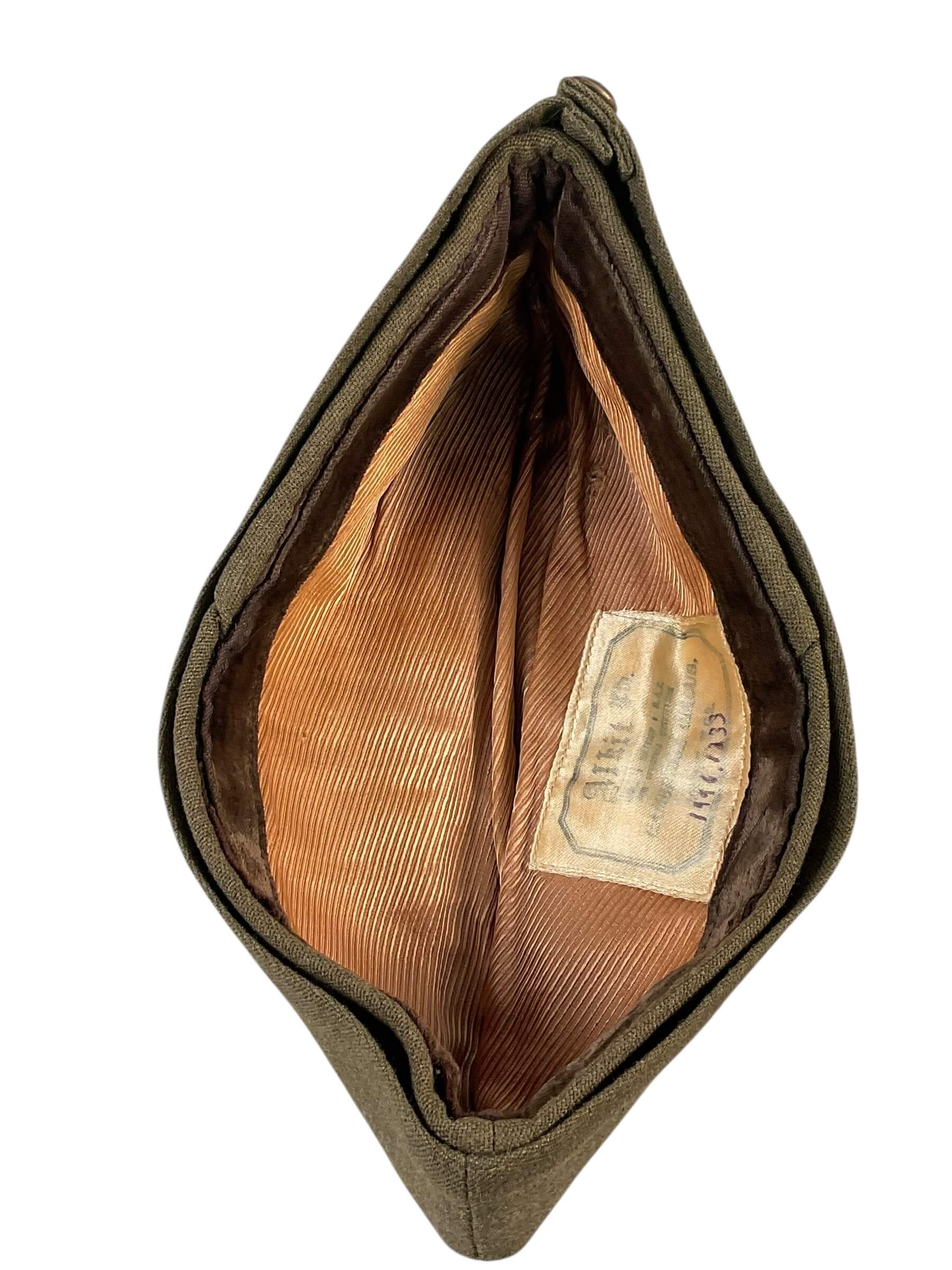 WW2 British Army Officers Wedge Cap Size 6 3/4 WW2 British Army Officers Wedge Cap Size 6 3/4