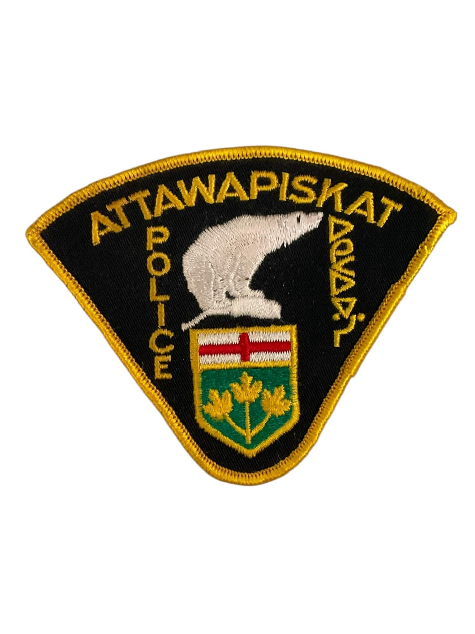 Canadian Ontario Attawapiskat Native Police Patch Canadian Ontario Attawapiskat Native Police Patch