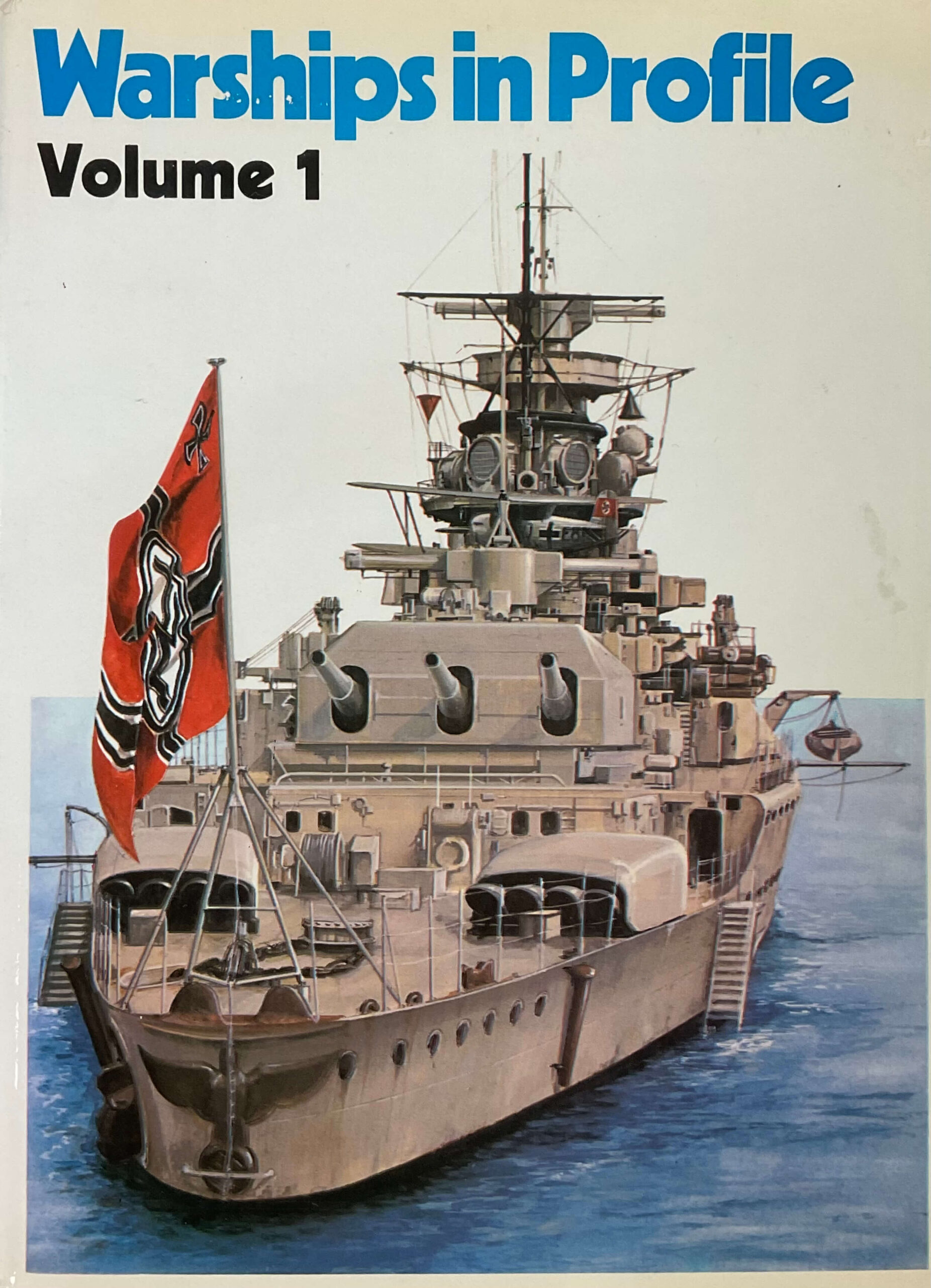 WW2 US British German Warships in Profile Vol 1 Used Hardcover Reference Book WW2 US British German Warships in Profile Vol 1 Used Hardcover Reference Book
