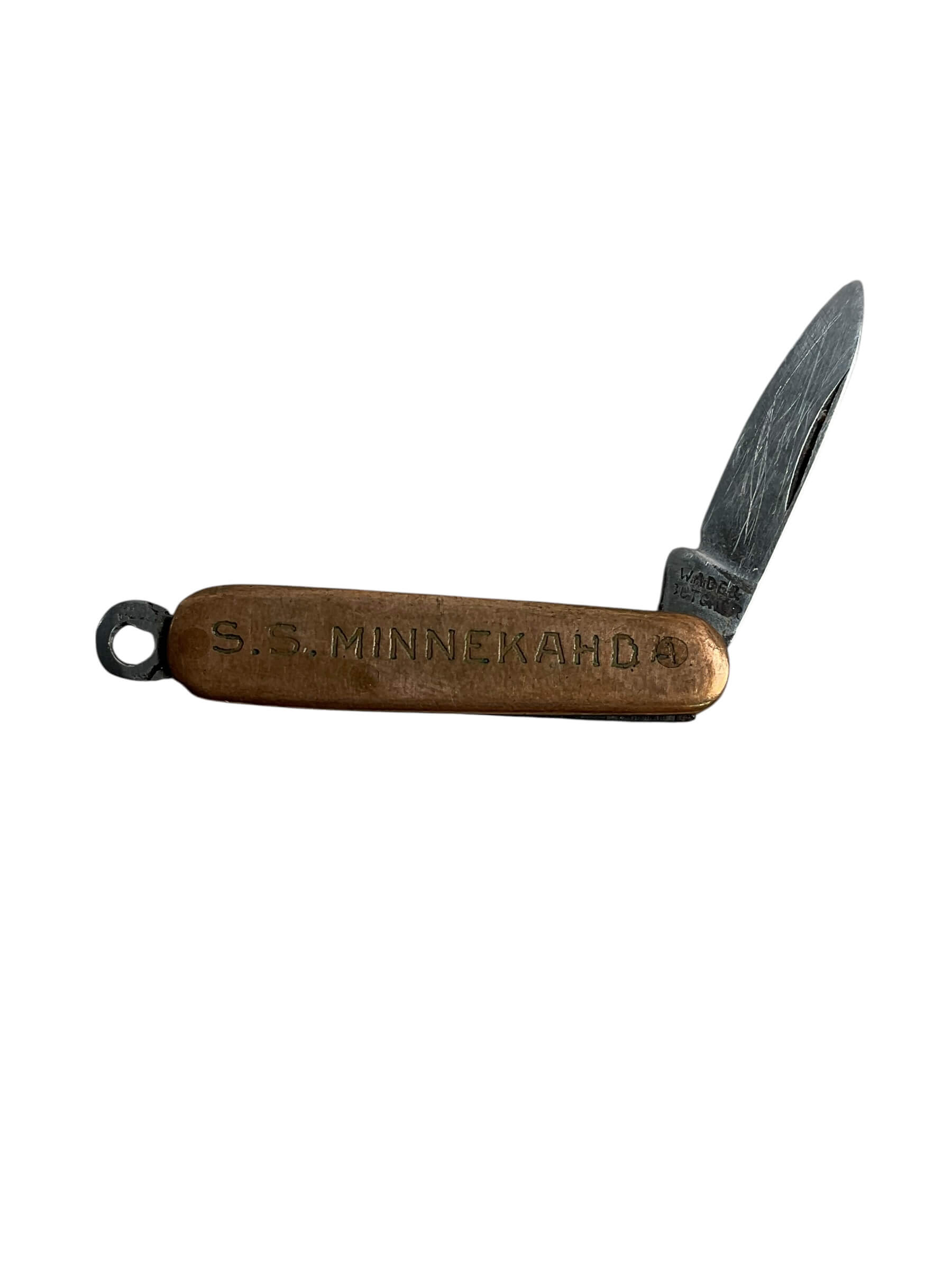 British Merchant Navy SS Minnekahda Miniature Pocket Knife British Merchant Navy SS Minnekahda Miniature Pocket Knife