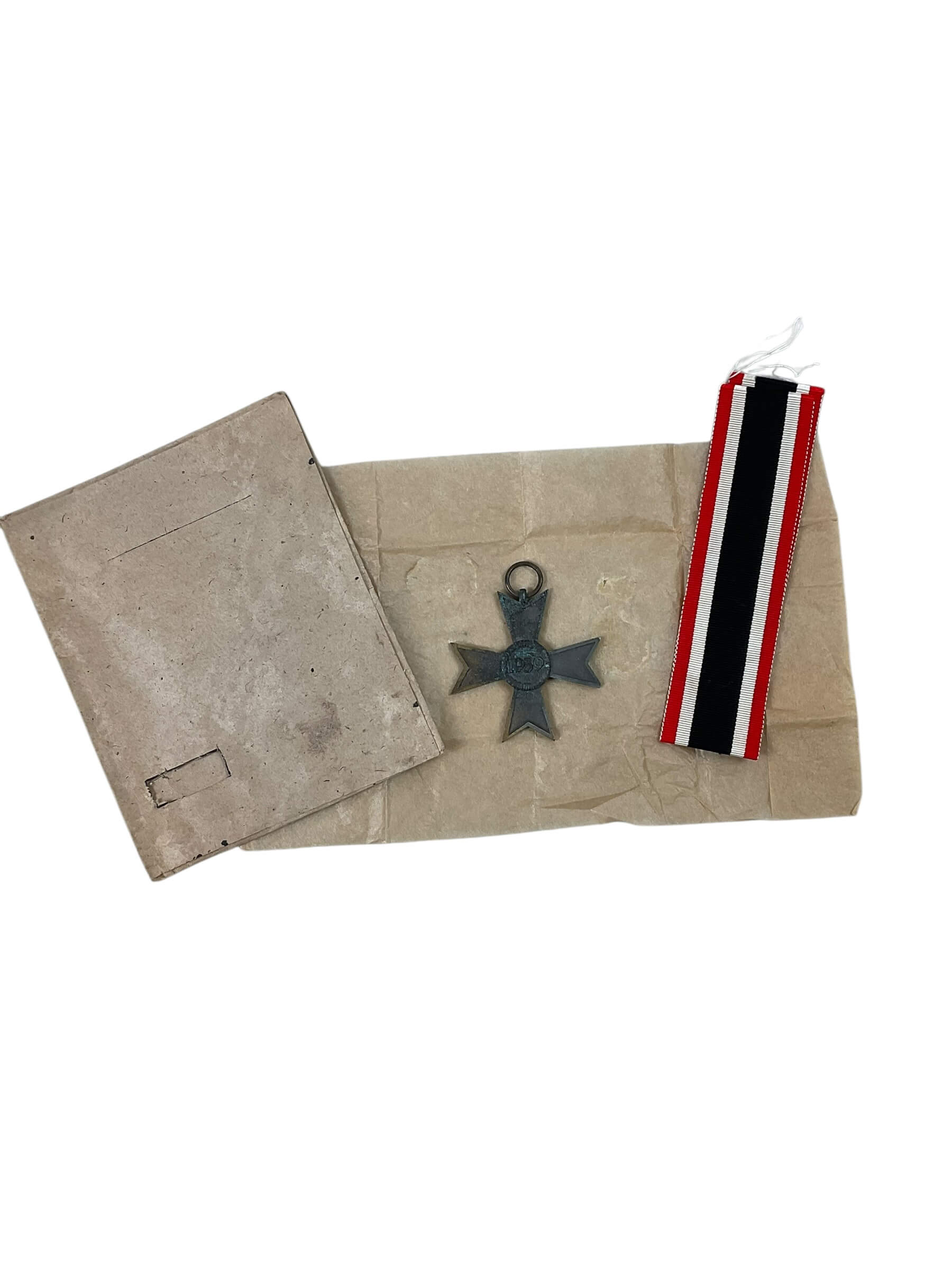 WW2 German War Merit Cross Without Swords In Packet of Issue WW2 German War Merit Cross Without Swords In Packet of Issue