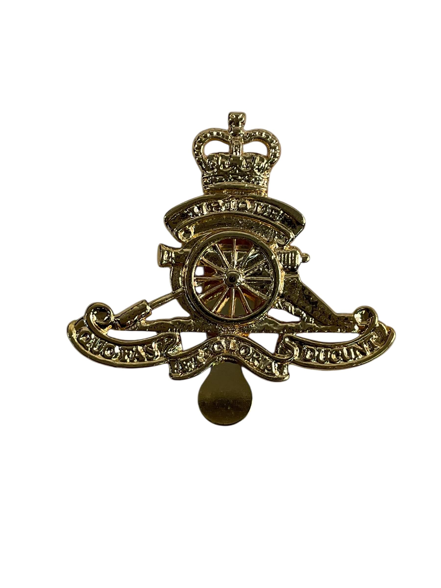 Canadian Forces RCA Artillery Cap Badge and Collars Set Canadian Forces RCA Artillery Cap Badge and Collars Set