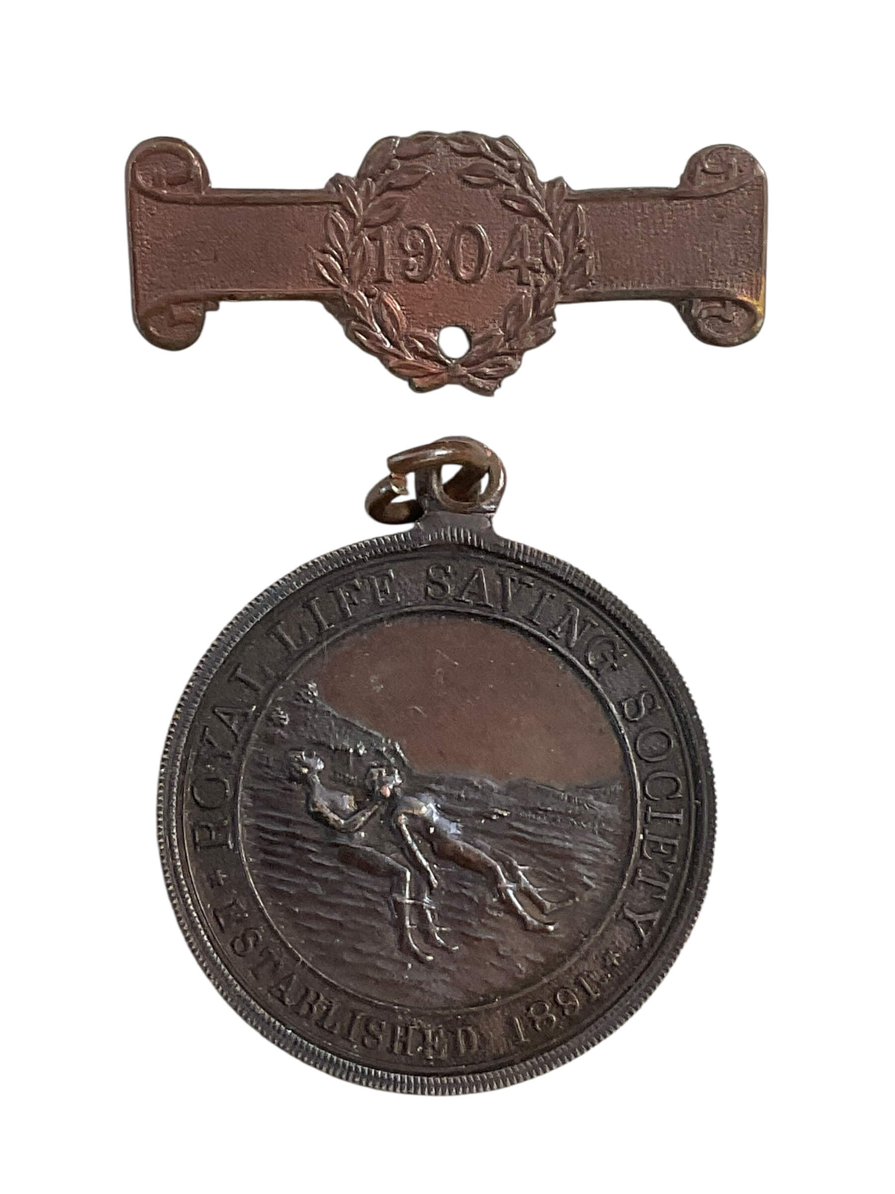 British Royal Lifesaving Society Named H. Bernhardt 1904 Medal British Royal Lifesaving Society Named H. Bernhardt 1904 Medal