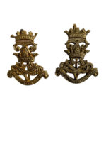 WW2 Canadian 5th Princess Louise Dragoon Guards Collars Insignia Pair