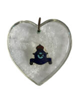 WW2 Canadian RCAF Lucite Heart Sweetheart Pendant