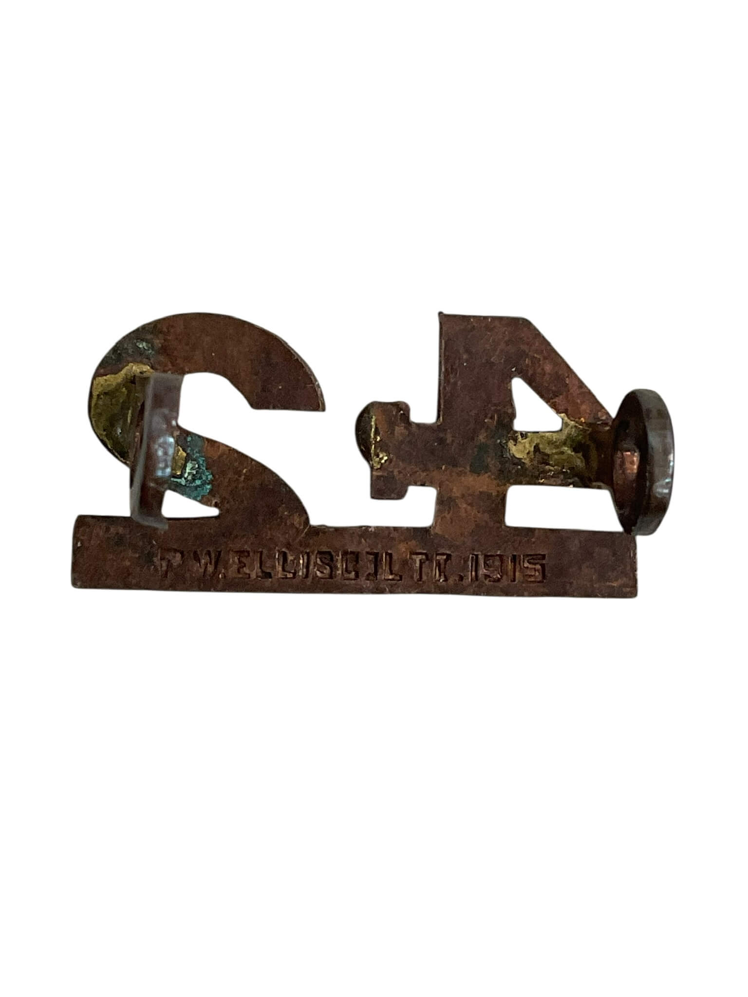 WW1 Canadian CEF 42nd Battalion Number Collar Insignia Single WW1 Canadian CEF 42nd Battalion Number Collar Insignia Single