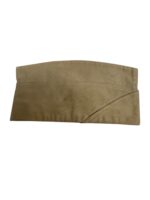 US Army Korean War Tan Garrison Cap Size 6 7/8 With Service Number Dated 1950