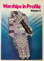 WW2 US British German Warships in Profile Vol 2 Used Hardcover Reference Book