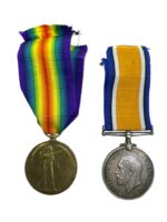 WW1 Canadian CEF Medal Group Pair 1263515 R.F. Corbett 5th Battalion