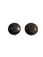 WW1 Canadian RCA Artillery Button Screw Back Earrings Pair