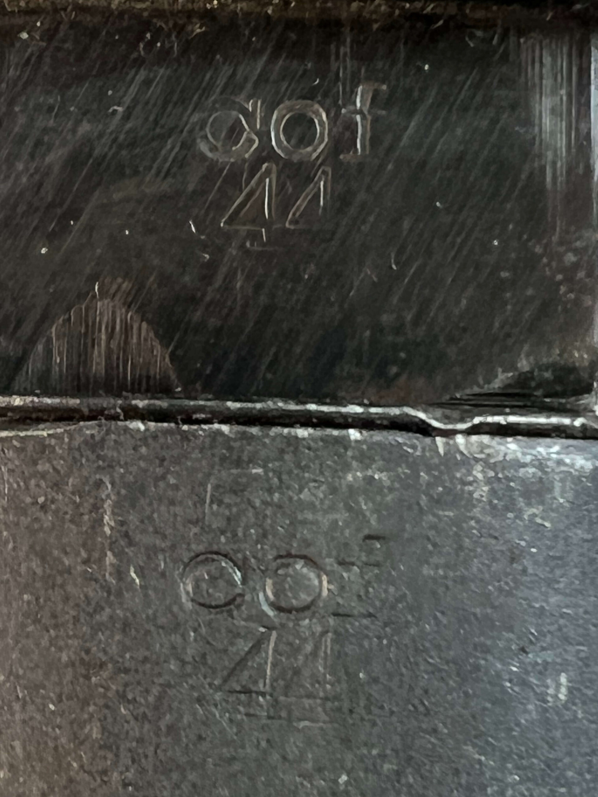 WW2 German K98 Bayonet With Scabbard Matching Numbers Dated 1944 WW2 German K98 Bayonet With Scabbard Matching Numbers Dated 1944