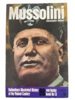 WW2 Italian Mussolini Ballantines Used Softcover Reference Book
