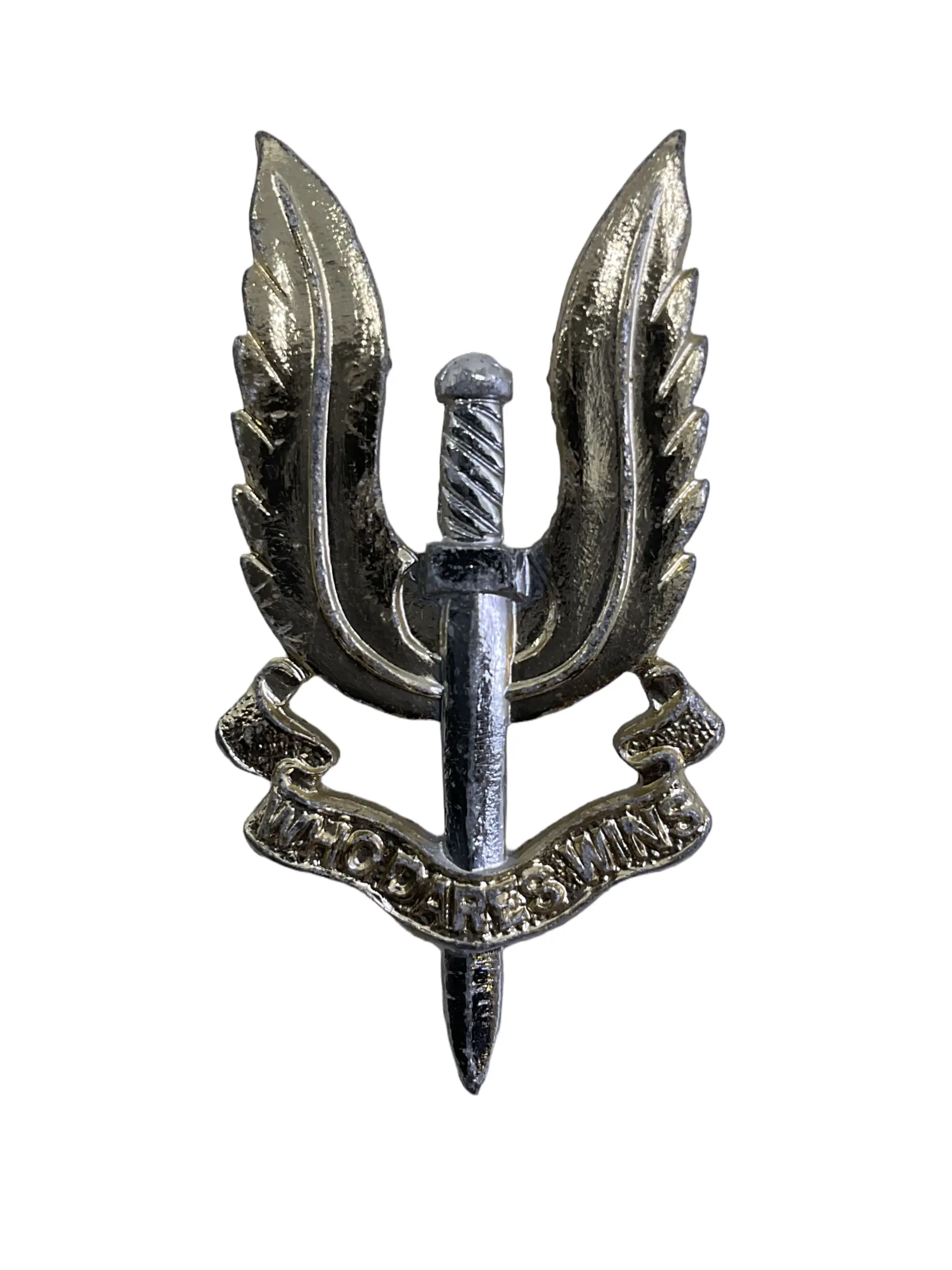 British Special Air Service Staybright Cap Badge British Special Air Service Staybright Cap Badge