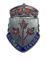 WW2 Canadian General Service Lapel Badge