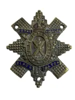 WW1 British Black Watch Royal Highlanders Sweetheart Sew-On