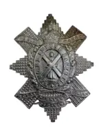 WW2 Canadian Black Watch RHR Cap Badge Missing Lugs