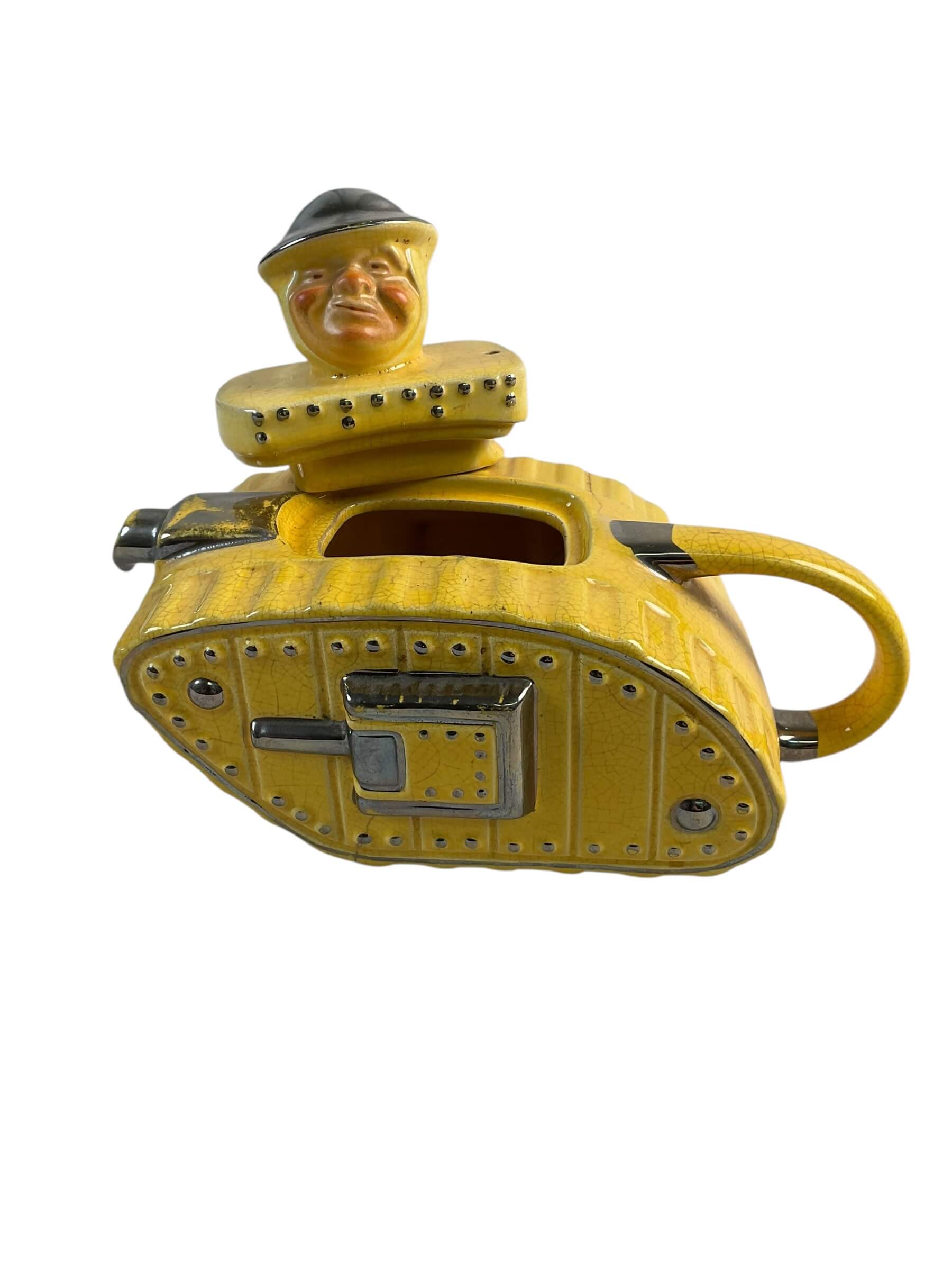WW1 British BEF Tank Teapot Patriotic Homefront WW1 British BEF Tank Teapot Patriotic Homefront