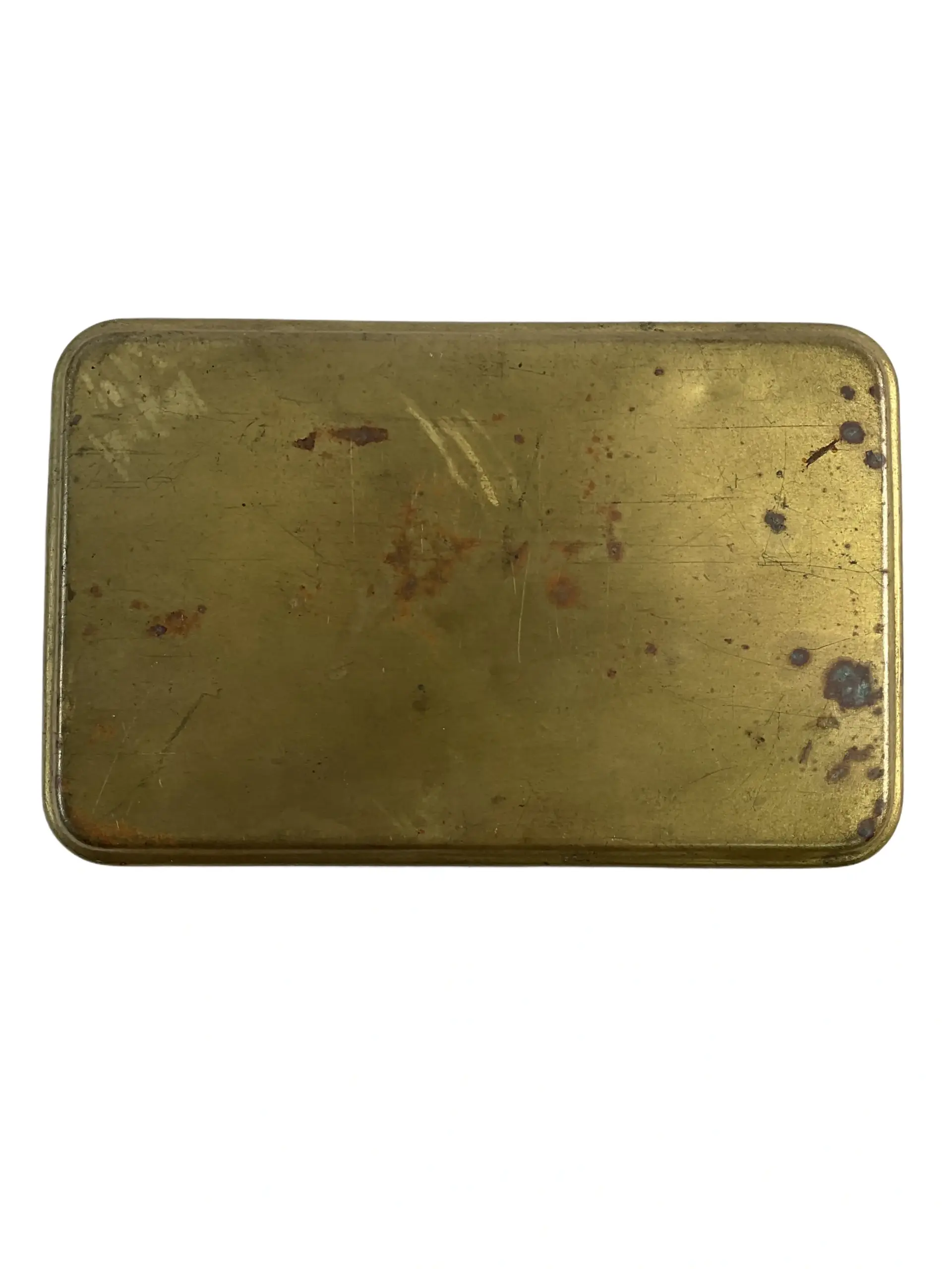 WW1 British BEF Princess Mary Tin With Paper Packages Only WW1 British BEF Princess Mary Tin With Paper Packages Only
