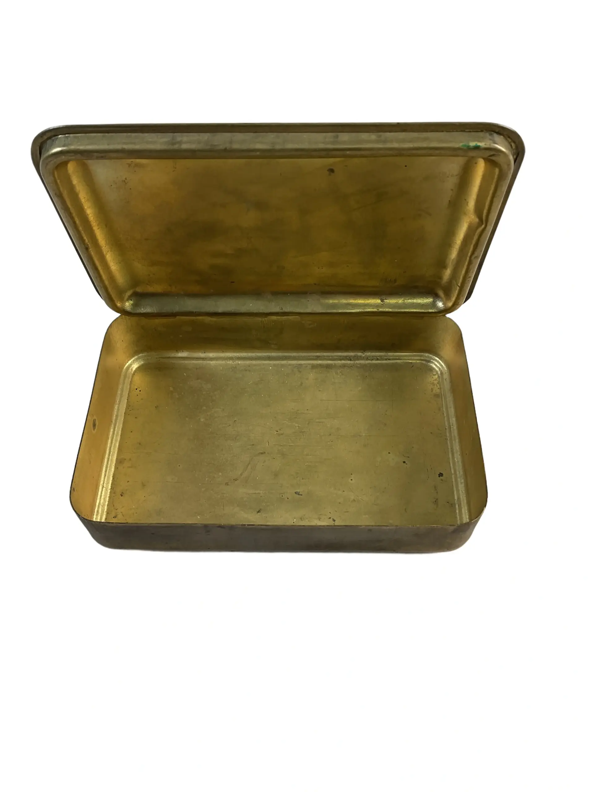 WW1 British BEF Princess Mary Tin With Paper Packages Only WW1 British BEF Princess Mary Tin With Paper Packages Only