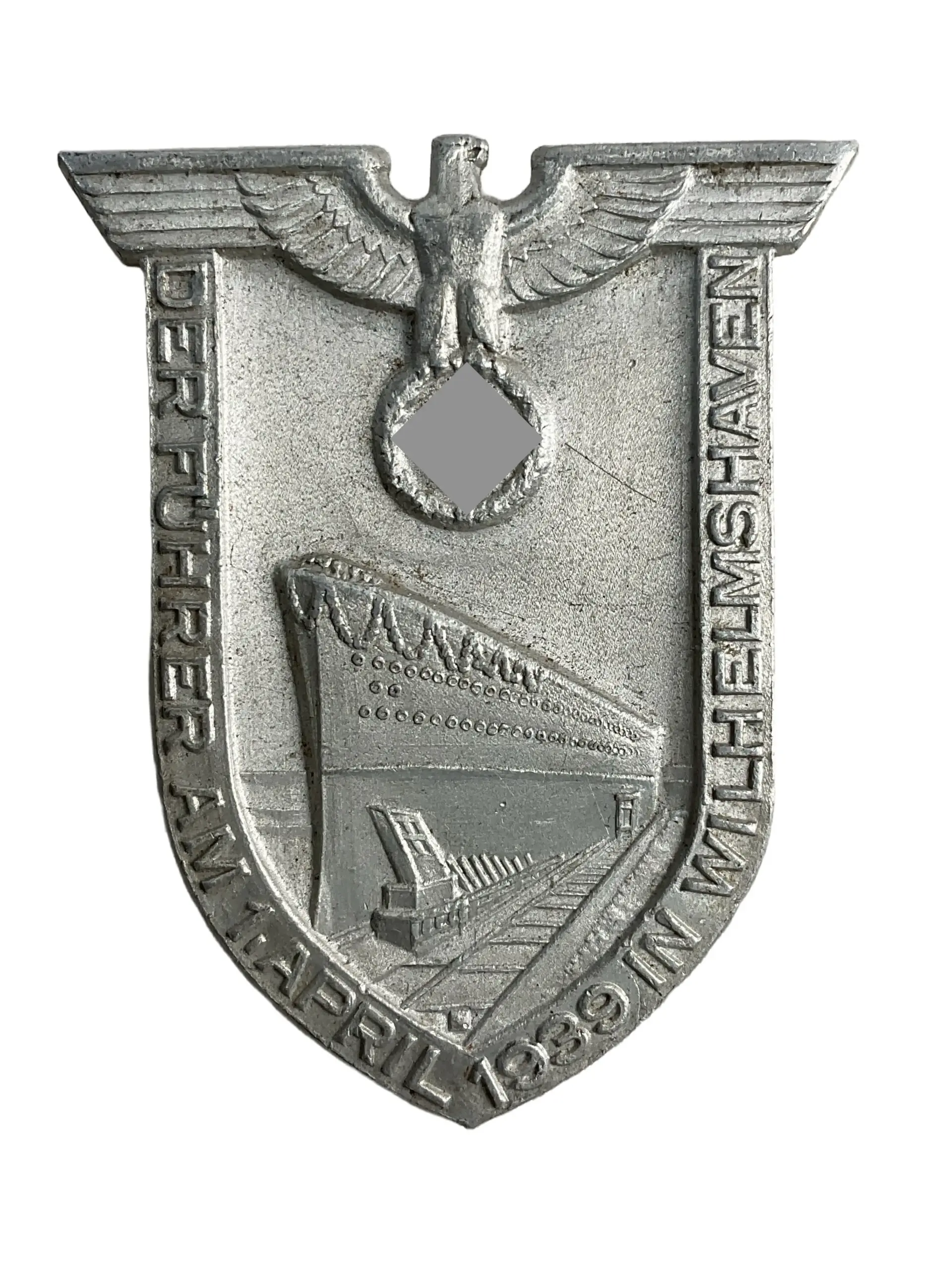 WW2 German Kriegsmarine Commemorating the Launch of the Tirpitz Tinnie Maker M1/35 WW2 German Kriegsmarine Commemorating the Launch of the Tirpitz Tinnie Maker M1/35