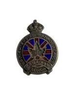 WW2 British Empire Service League Canadian Legion Lapel Badge WW2 British Empire Service League Canadian Legion Lapel Badge
