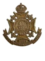 WW2 Canadian Voltigeurs De Quebec Cap Badge WW2 Canadian Voltigeurs De Quebec Cap Badge