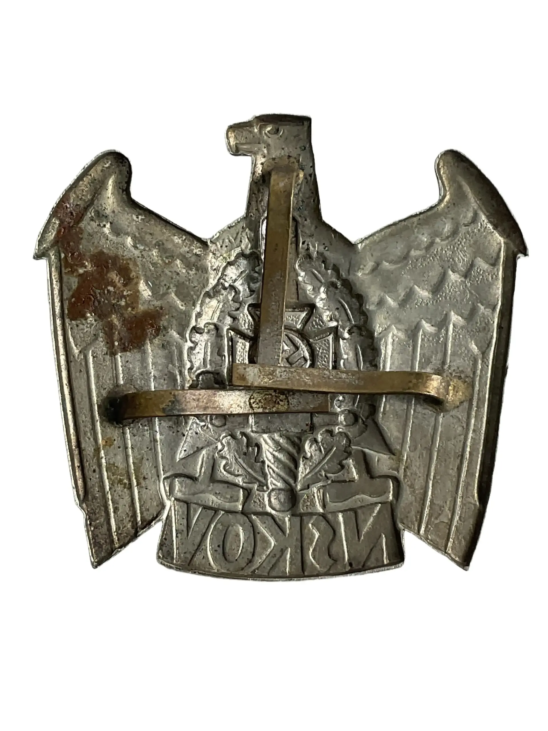 WW2 German Veterans Organization NSKOV Cap Badge WW2 German Veterans Organization NSKOV Cap Badge