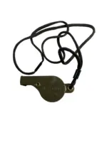 WW2 US Army OD Green Whistle